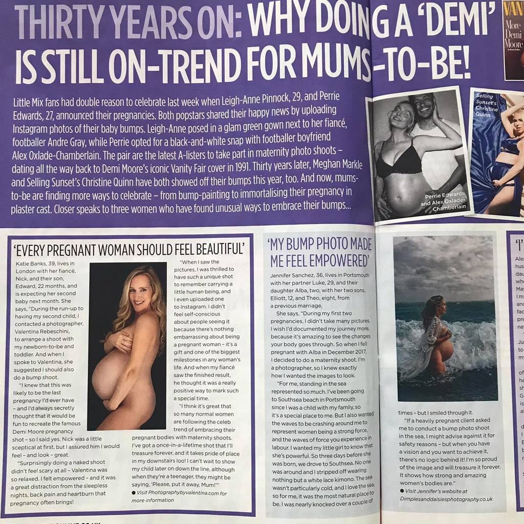 article talking about the importance of maternity photos