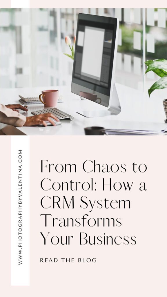 photo of a computer screen. CRM system are great to keep your business organised.