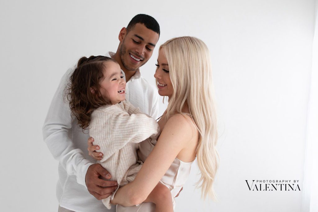 Natural and candid family portrait.