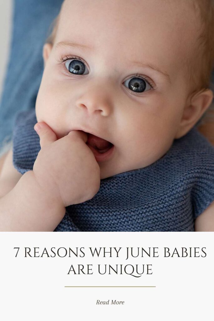 baby girl with blue eyes as cover graphic for 7 reasons why june babies re unique