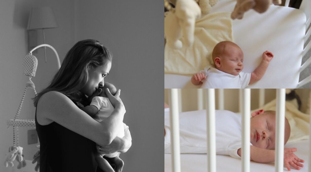 mum holding her newborn baby. lifestyle newborn photography