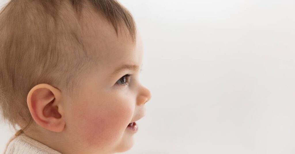 Close up of baby - captured by baby photographer London – Photography by Valentina.