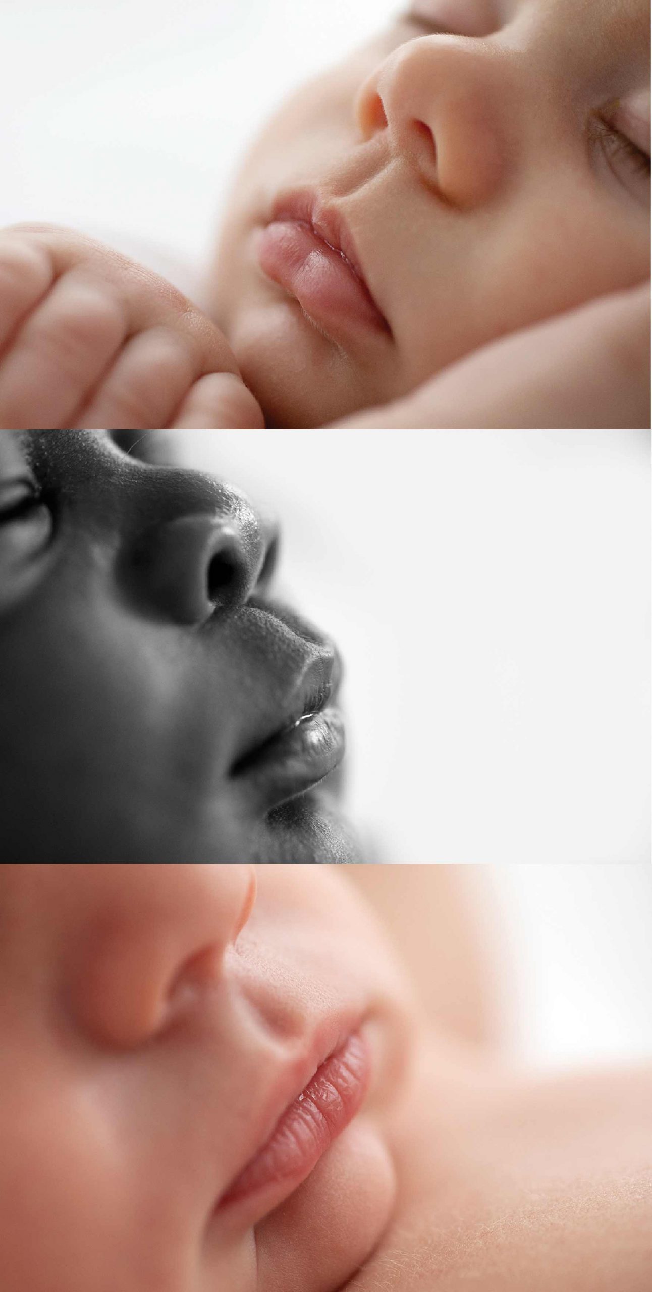 Baby details captured during a newborn photography shoot