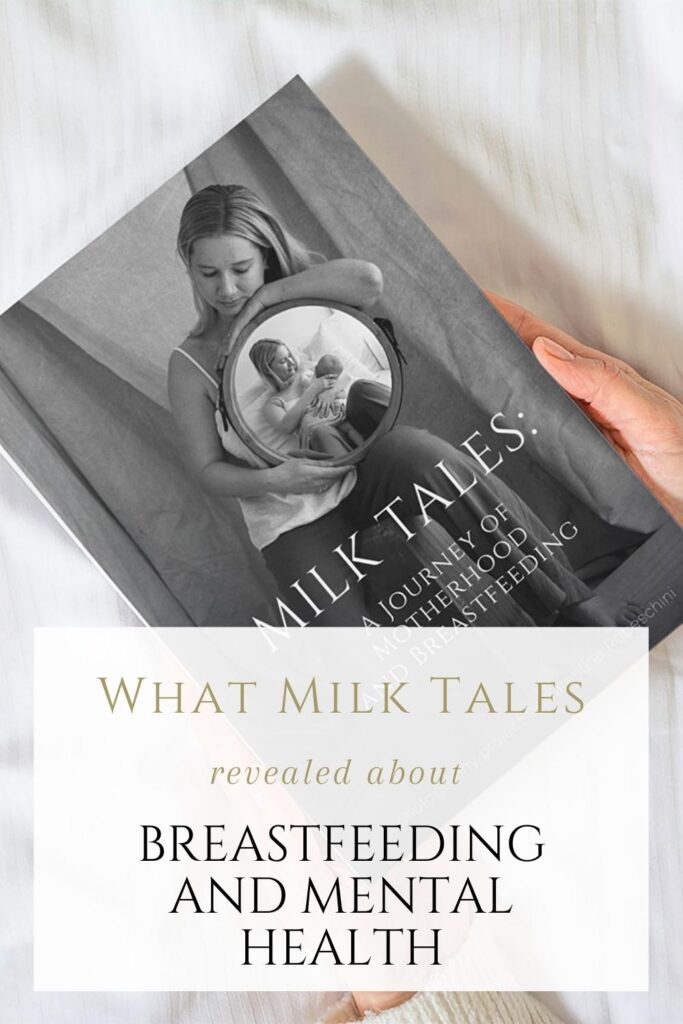 Cover of Milk Tales book by Valentina Rebeschini, reflecting themes of breastfeeding and maternal mental health