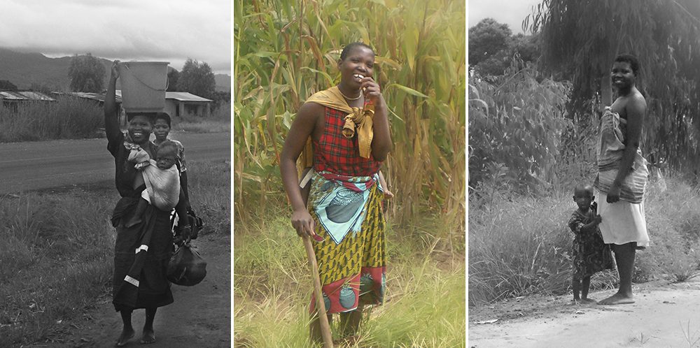 series of motherhood images. Portraits of African mothers