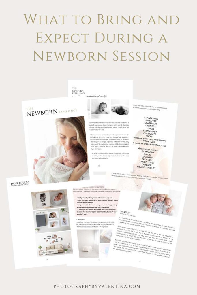 Guide to prepare for a newborn photography session in London studio