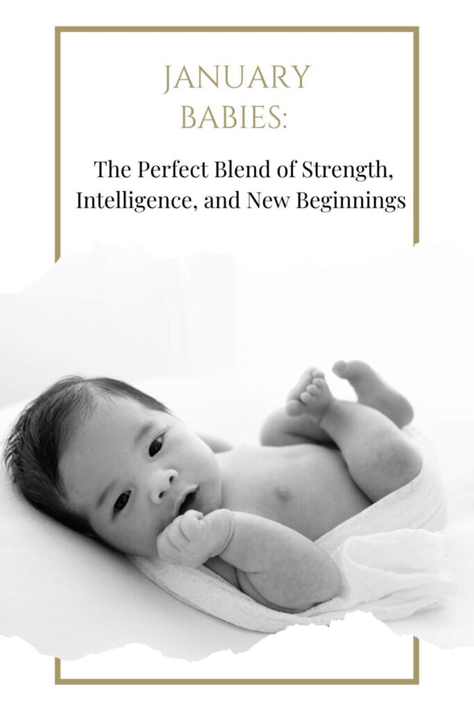 Newborn baby awake for her shoot. January babies facts blog