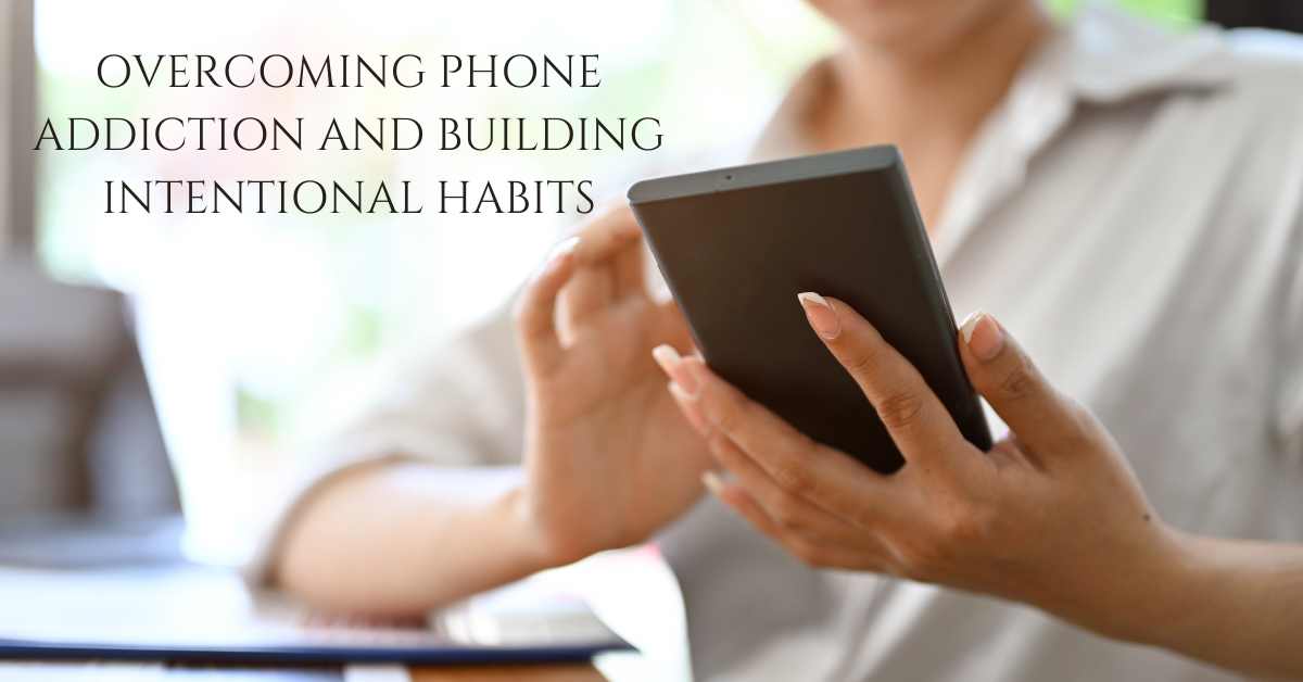 woman's hand scrolling on the phone