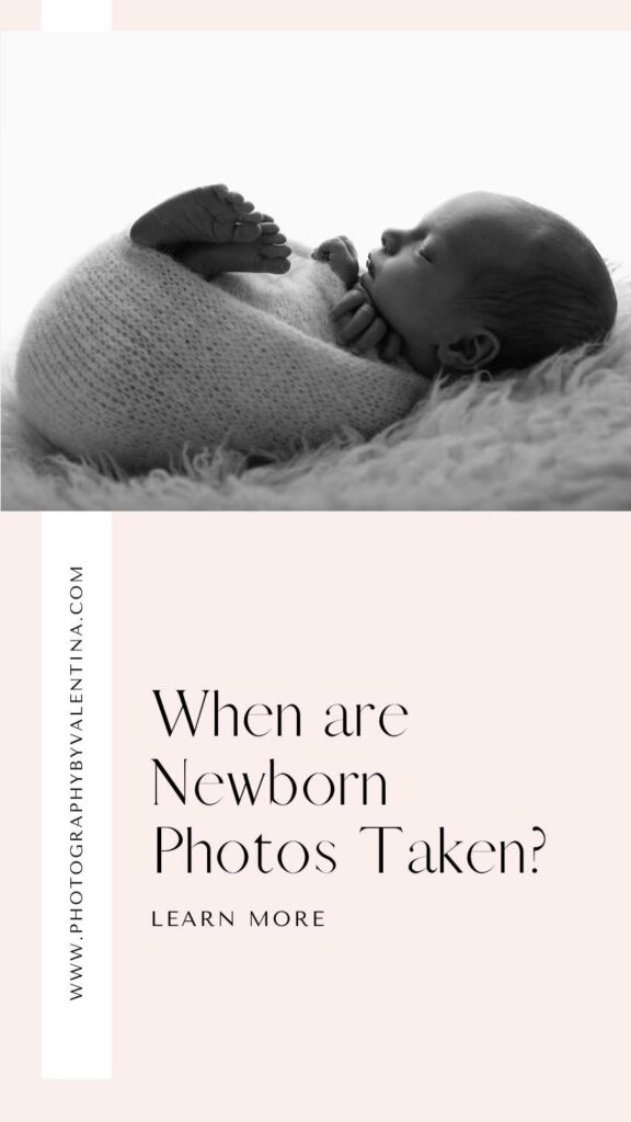 black and white photo of a newborn wrapped up for a newborn shoot